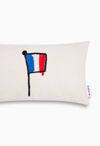 Coussin Drapeau Français mat