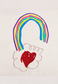 Kid's sweatshirt little rainbow