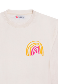 Men's two-tone rainbow sweatshirt