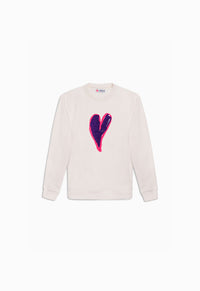 Kids' purple heart sweatshirt