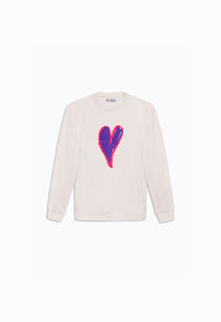 Kids' purple heart sweatshirt