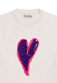 Women's purple heart sweatshirt