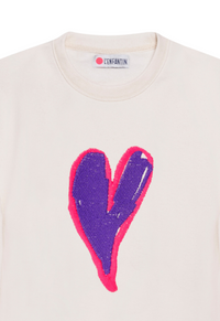 Women's purple heart sweatshirt