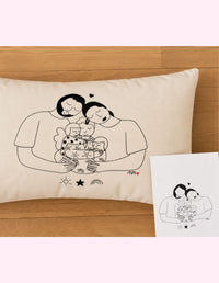 Customisable 40 x 40 cushion