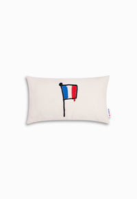 Coussin Drapeau Français mat