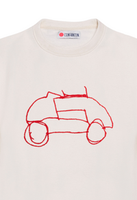 Sweat femme camion de pompier