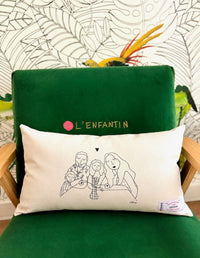 Customisable 40 x 40 cushion