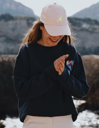 Casquette rose poudre personnalisable