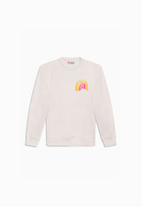 Men's two-tone rainbow sweatshirt