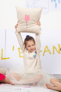 Sweat enfant double cœur