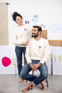 Sweat homme drapeau français