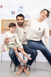 Sweat homme drapeau français