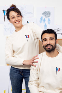 Sweat femme drapeau français