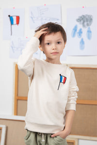 Sweat enfant drapeau français