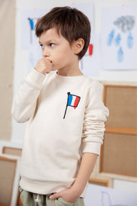 Sweat enfant drapeau français