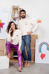 Sweat homme petit arc en ciel