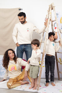 Sweat homme petit arc en ciel