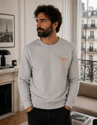 Men's sweatshirt with writing