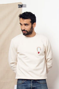 Sweat homme petit arc en ciel