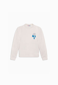 Sweat femme nuage et pluie