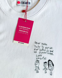 Women's T-shirt - Custom Handwriting Embroidery