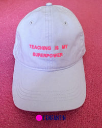 Casquette TEACHING IS MY SUPERPOWER