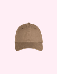 Customizable powder pink cap