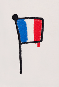 Sweat femme drapeau français