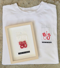 T-shirt brodé BISOU– Collaboration L’Enfantin x Marie Jeanselme