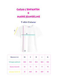 T-shirt brodé PAPA– Collaboration L’Enfantin x Marie Jeanselme