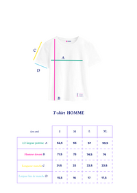 T-shirt Homme écriture