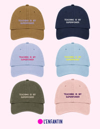 Casquette TEACHING IS MY SUPERPOWER